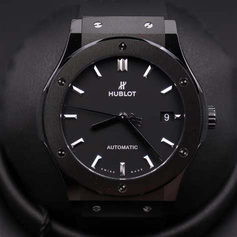 hublot classic fusion black magic 45|hublot classic fusion classico.